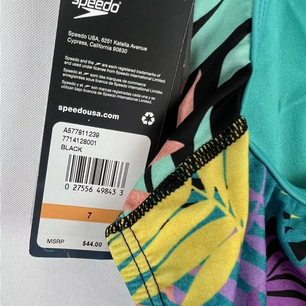 Speedo piece multicolor